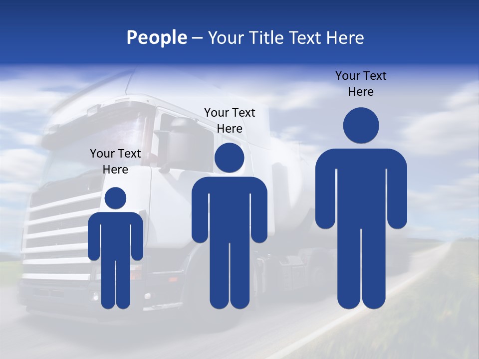 Speed Truck Deadline PowerPoint Template