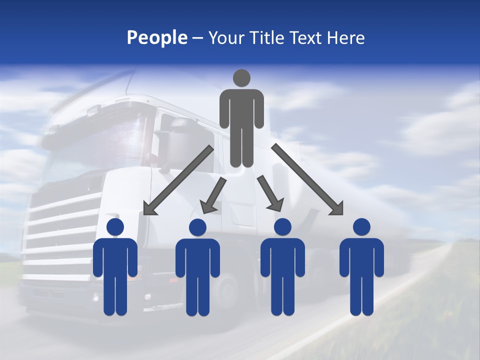 Speed Truck Deadline PowerPoint Template