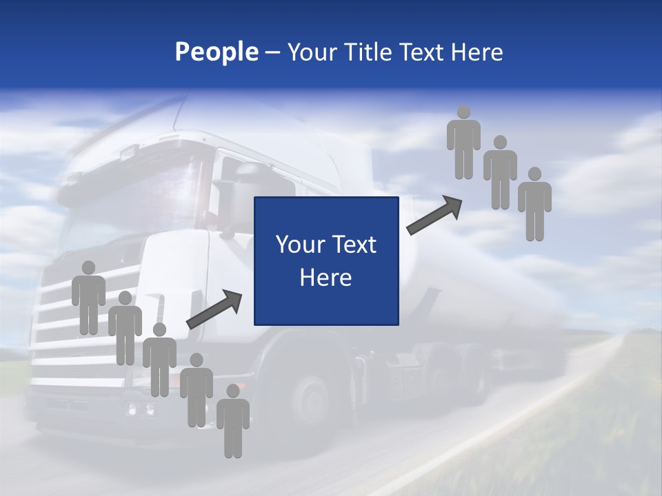 Speed Truck Deadline PowerPoint Template