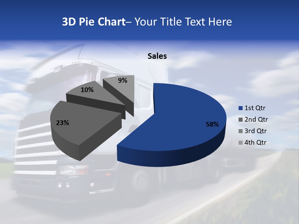 Speed Truck Deadline PowerPoint Template