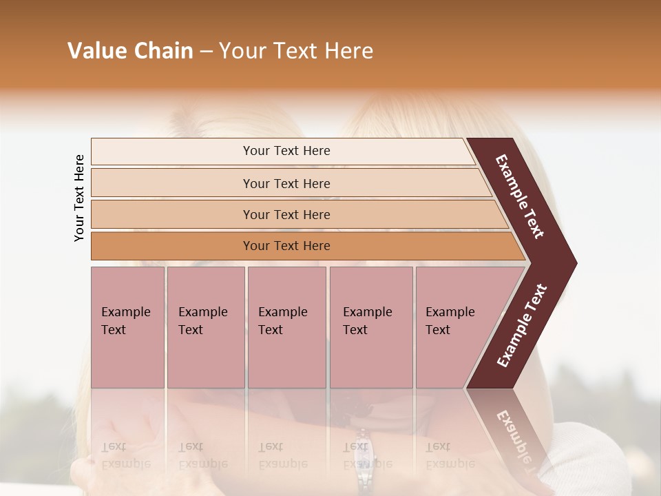 Granddaughter Elder Hug PowerPoint Template