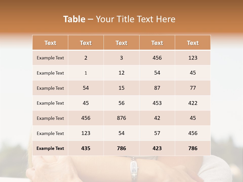 Granddaughter Elder Hug PowerPoint Template