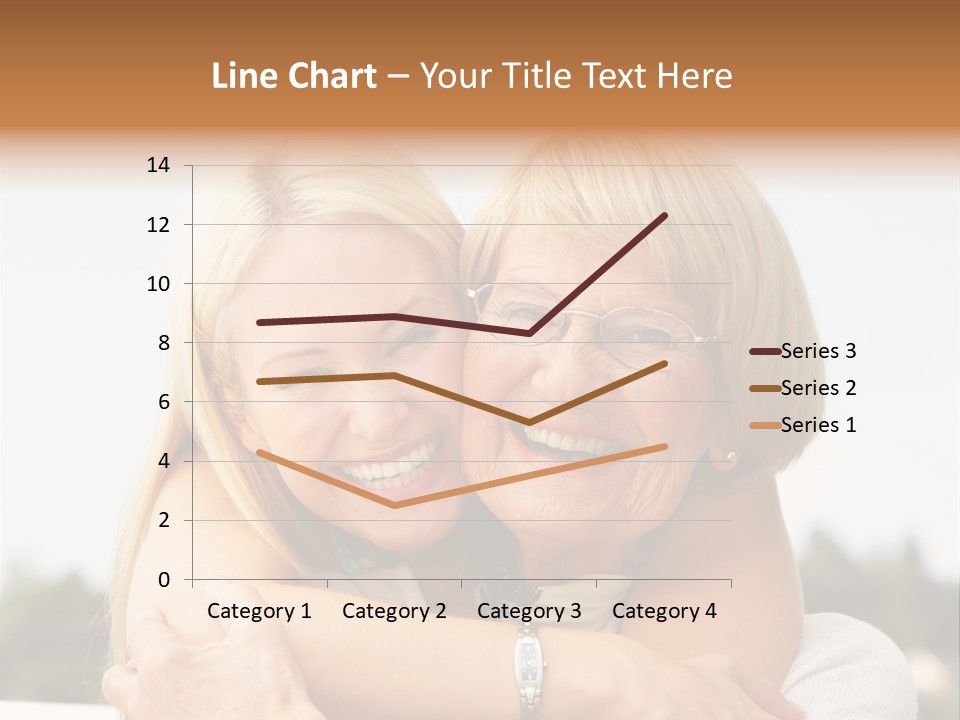 Granddaughter Elder Hug PowerPoint Template