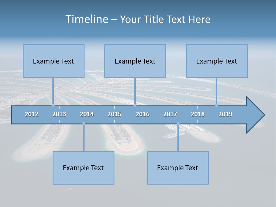 Land Embarkment Property PowerPoint Template
