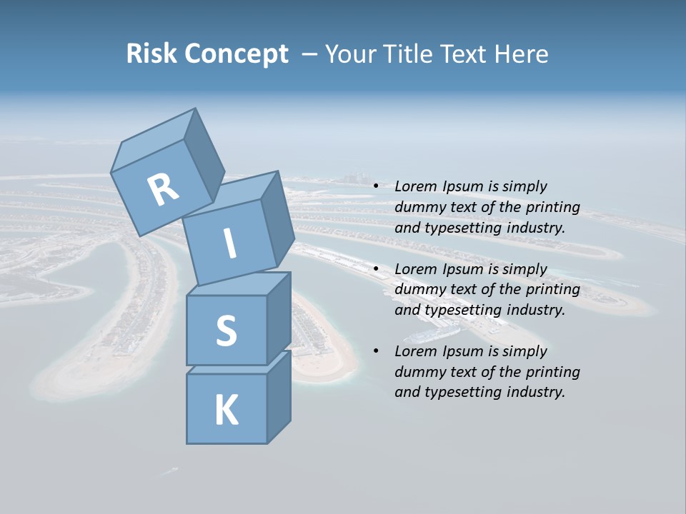 Land Embarkment Property PowerPoint Template