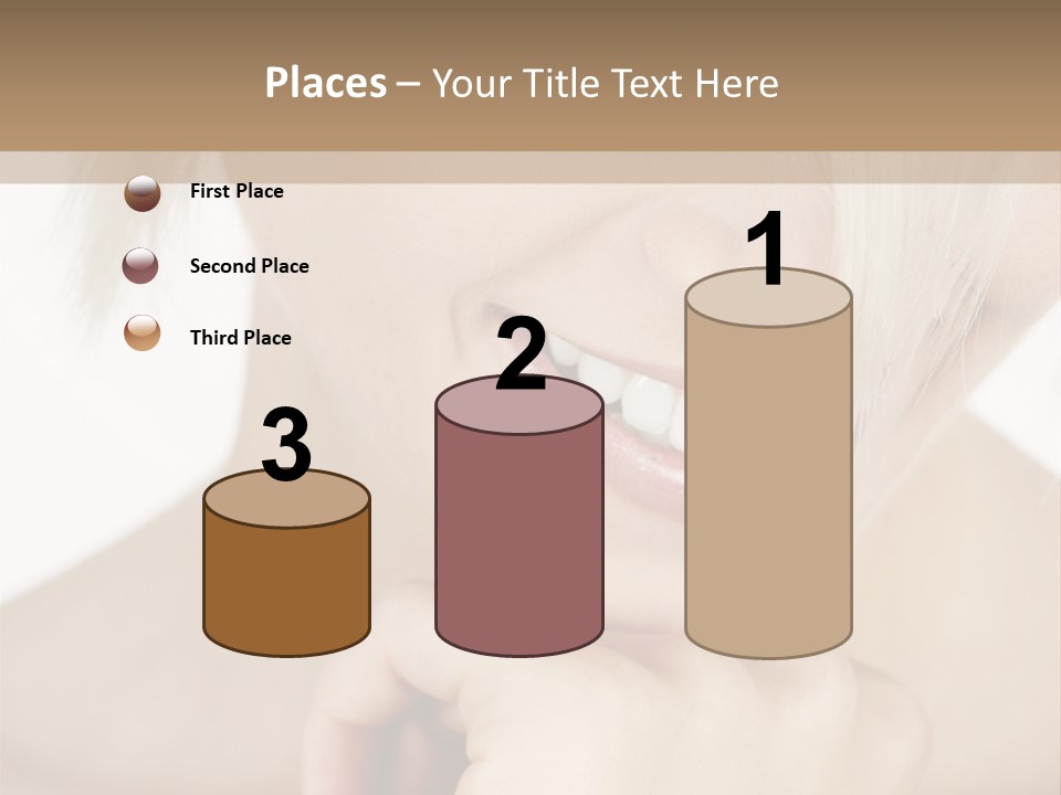 Leute Blond Beautiful PowerPoint Template