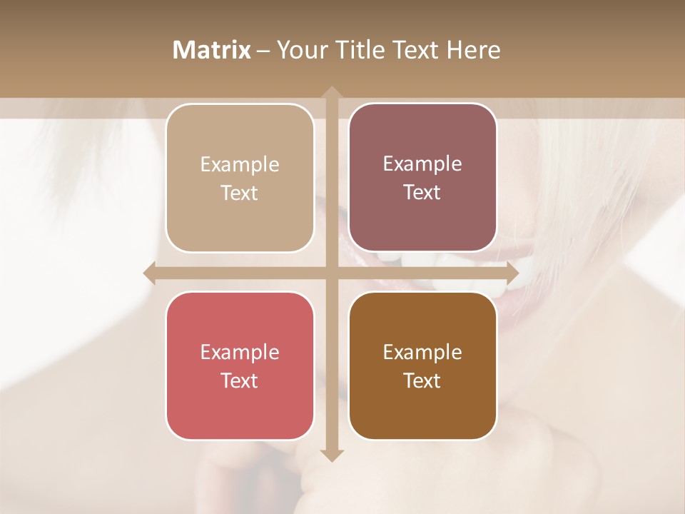 Leute Blond Beautiful PowerPoint Template