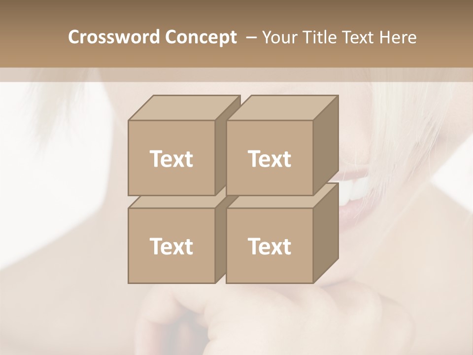 Leute Blond Beautiful PowerPoint Template