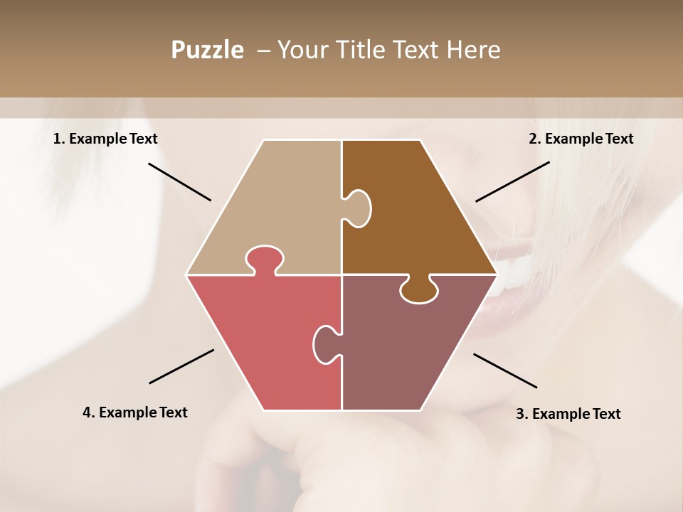 Leute Blond Beautiful PowerPoint Template