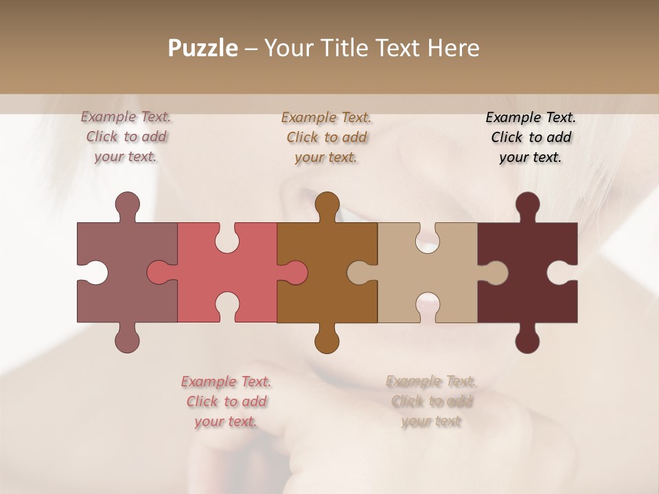 Leute Blond Beautiful PowerPoint Template