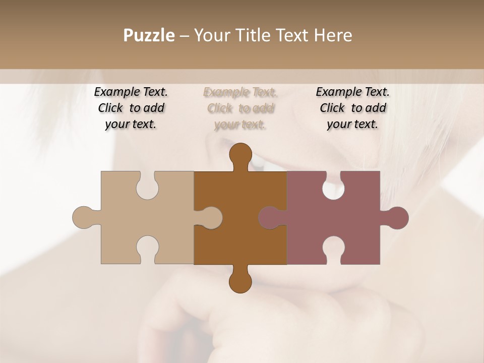 Leute Blond Beautiful PowerPoint Template