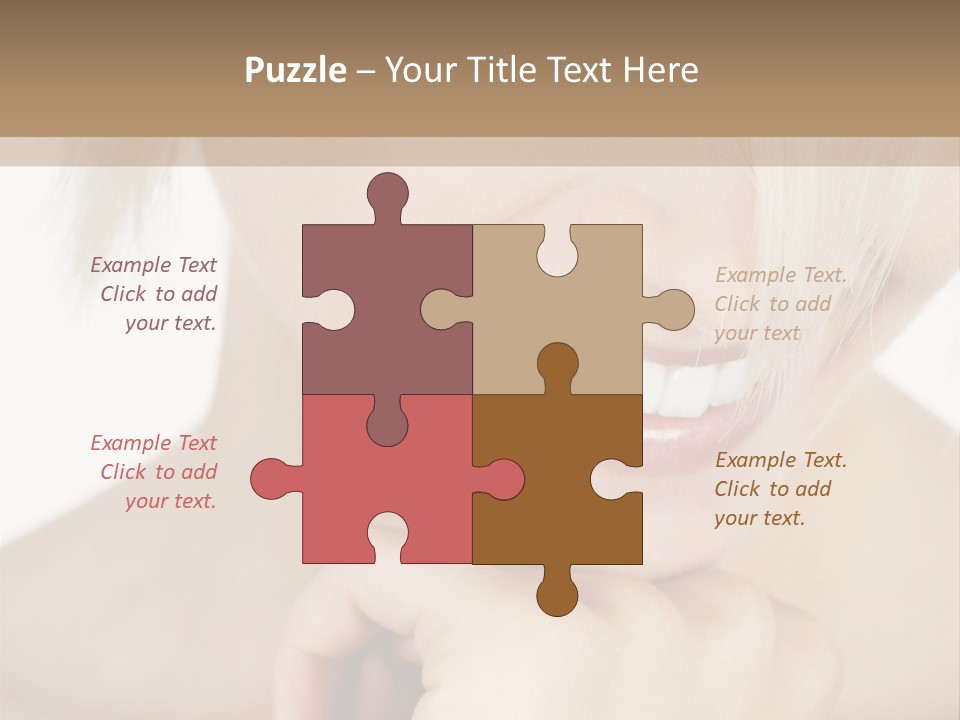 Leute Blond Beautiful PowerPoint Template