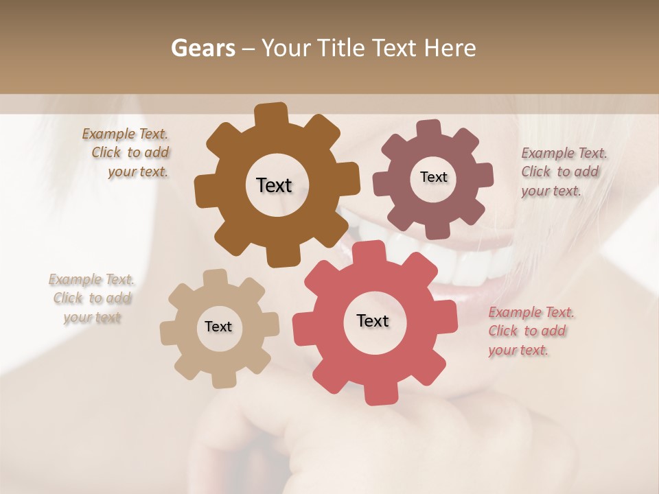 Leute Blond Beautiful PowerPoint Template