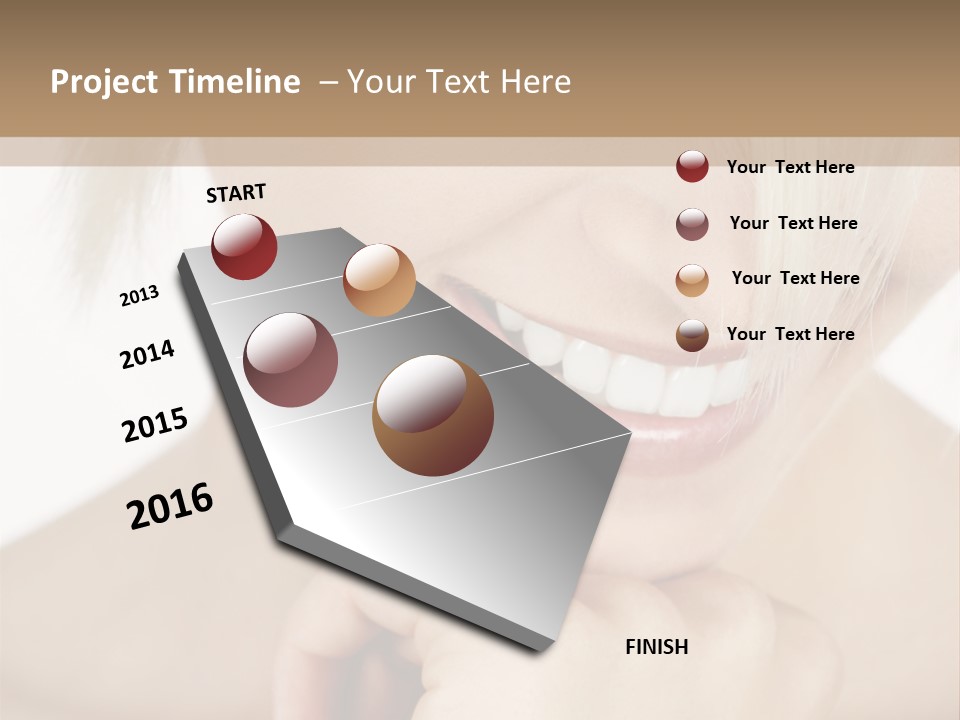 Leute Blond Beautiful PowerPoint Template