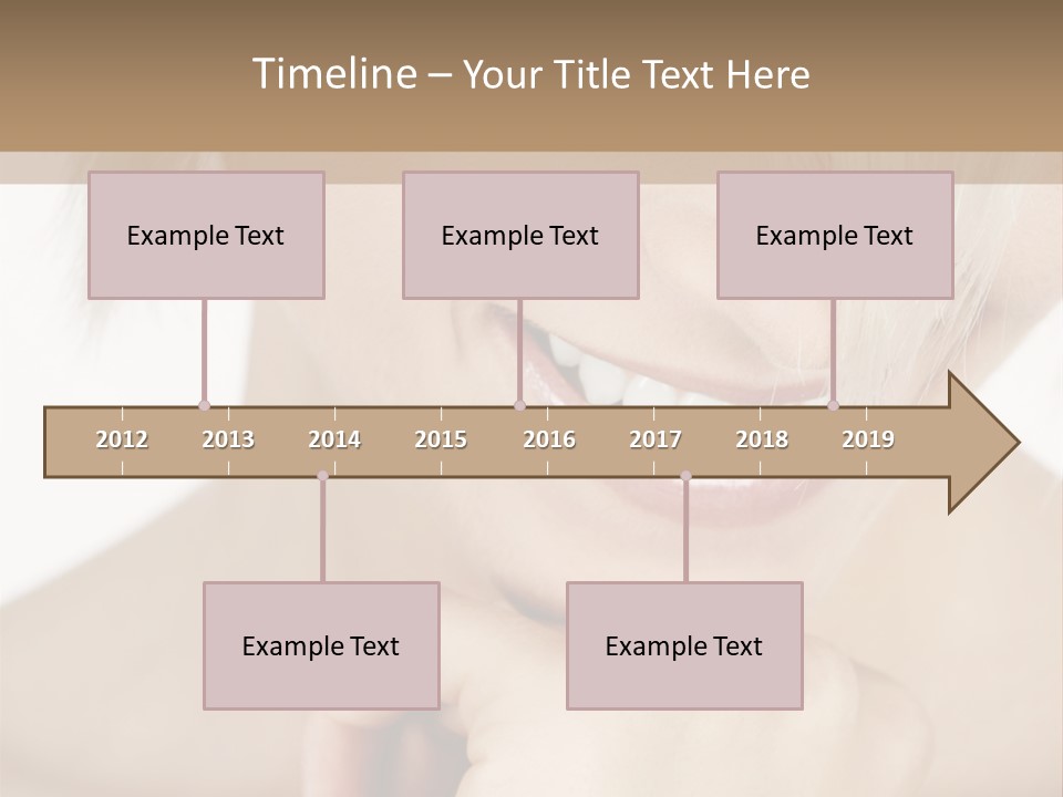 Leute Blond Beautiful PowerPoint Template