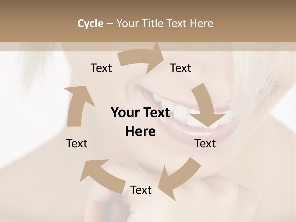 Leute Blond Beautiful PowerPoint Template
