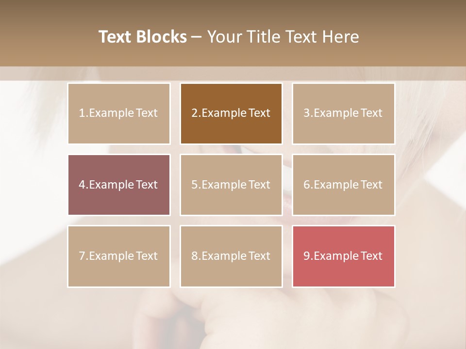 Leute Blond Beautiful PowerPoint Template