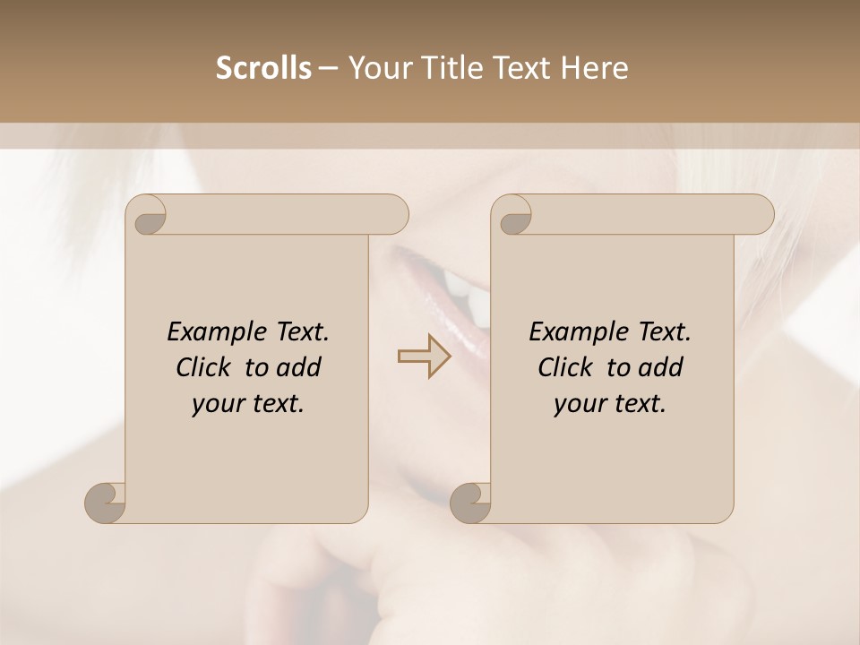 Leute Blond Beautiful PowerPoint Template