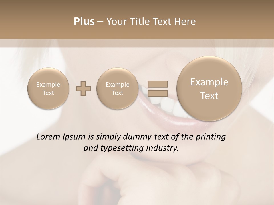 Leute Blond Beautiful PowerPoint Template