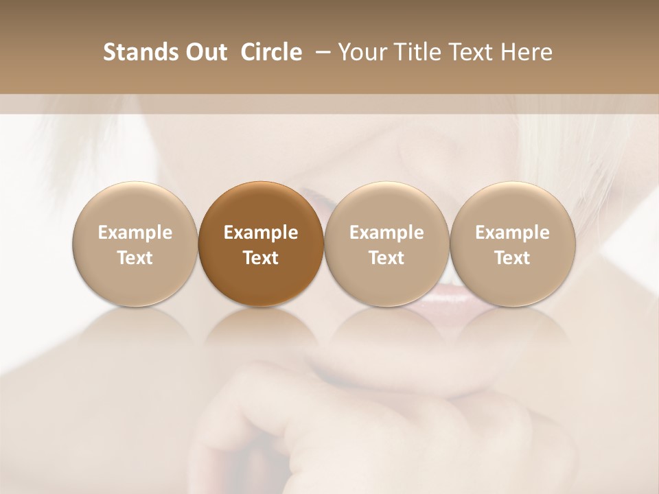 Leute Blond Beautiful PowerPoint Template
