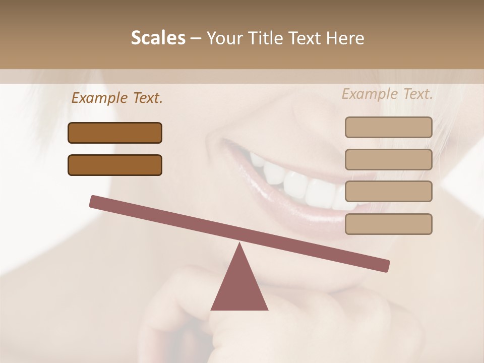 Leute Blond Beautiful PowerPoint Template