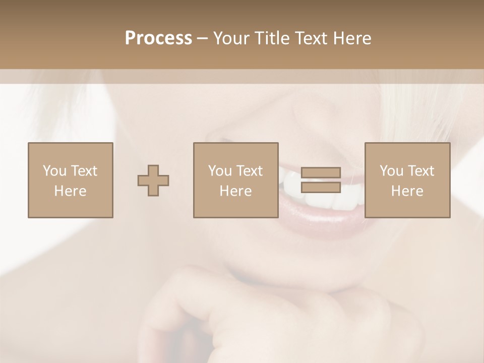 Leute Blond Beautiful PowerPoint Template