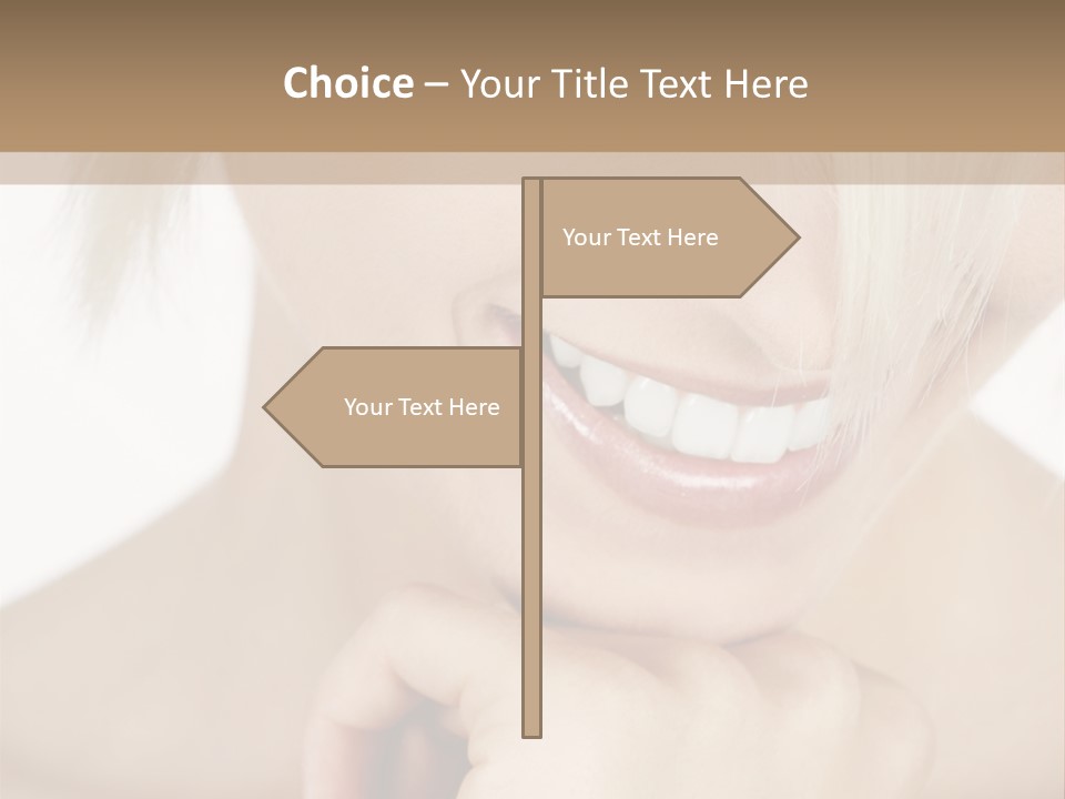 Leute Blond Beautiful PowerPoint Template