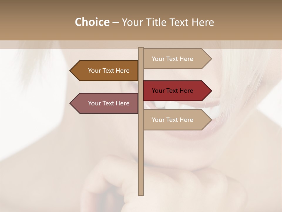 Leute Blond Beautiful PowerPoint Template