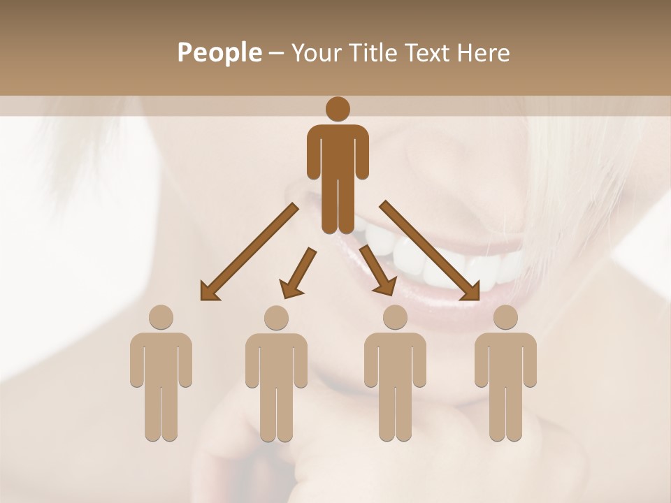 Leute Blond Beautiful PowerPoint Template