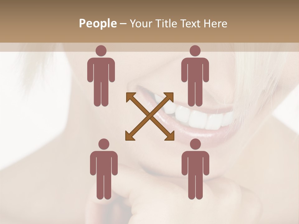 Leute Blond Beautiful PowerPoint Template