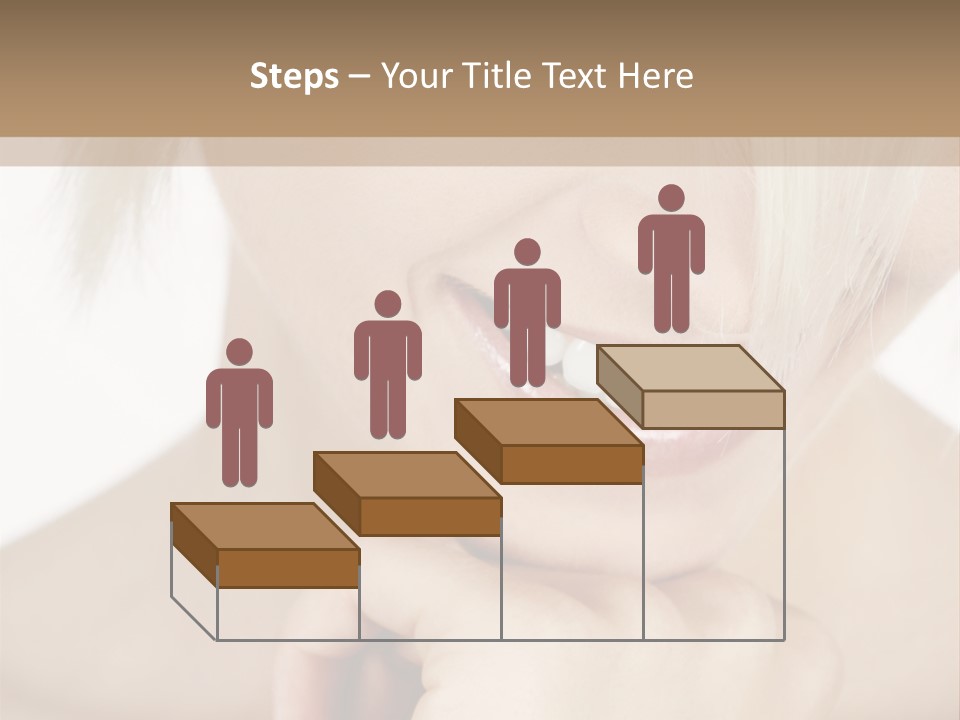 Leute Blond Beautiful PowerPoint Template