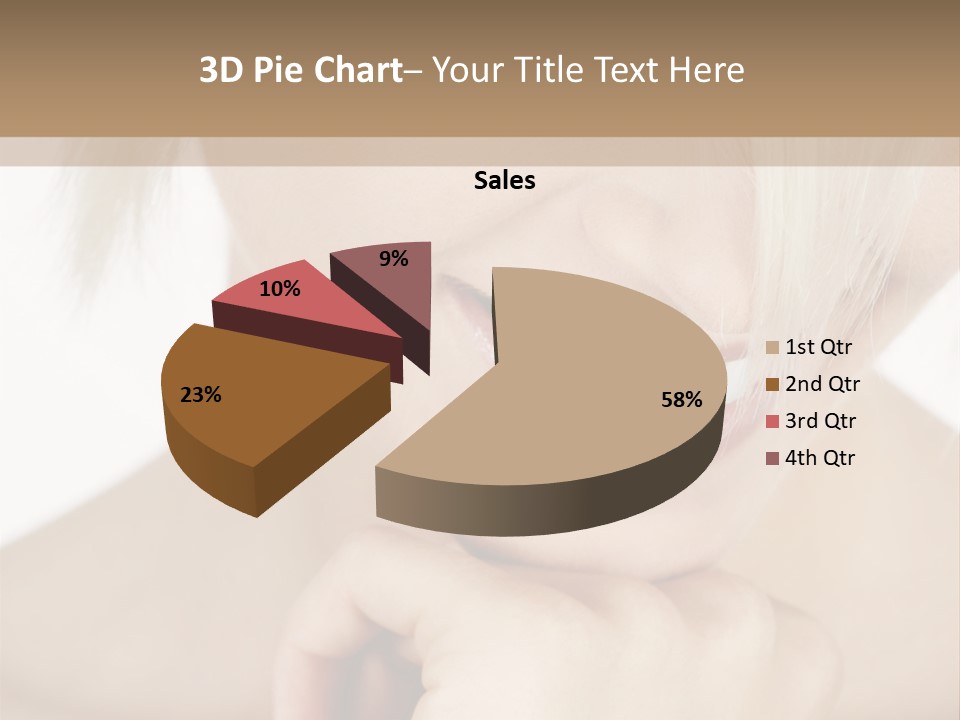 Leute Blond Beautiful PowerPoint Template