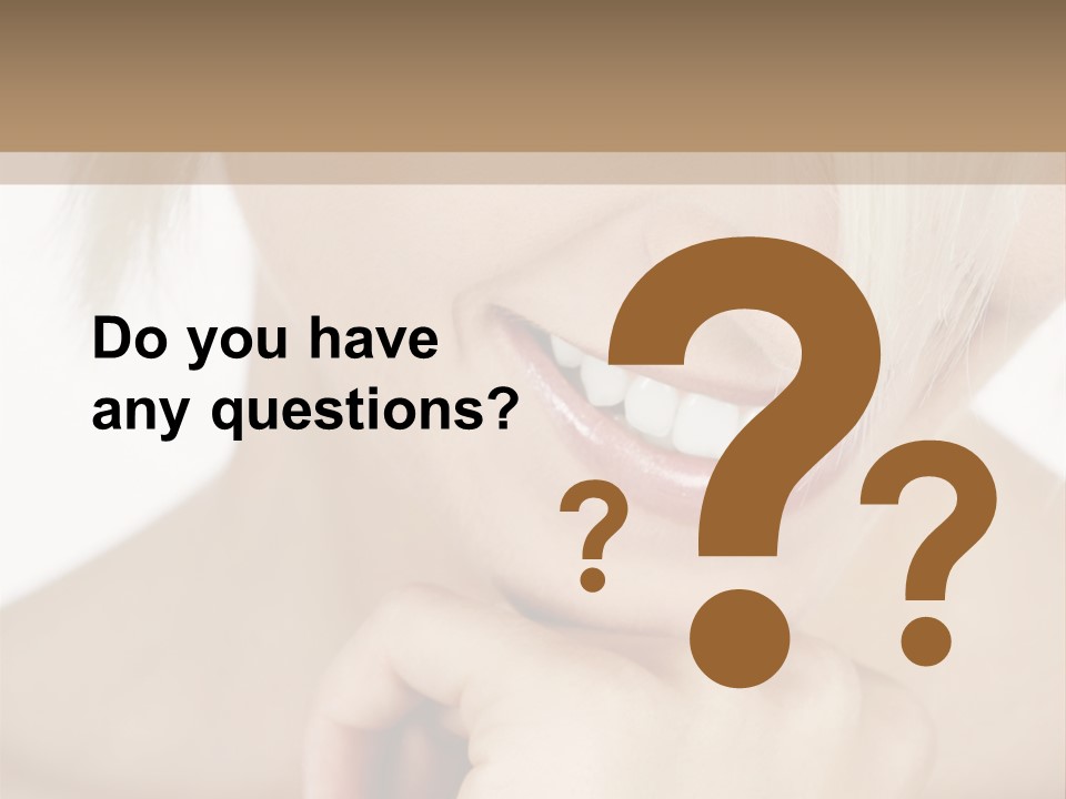 Leute Blond Beautiful PowerPoint Template