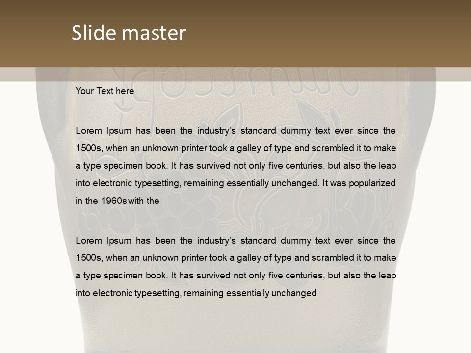 Craft Pot Isolated PowerPoint Template