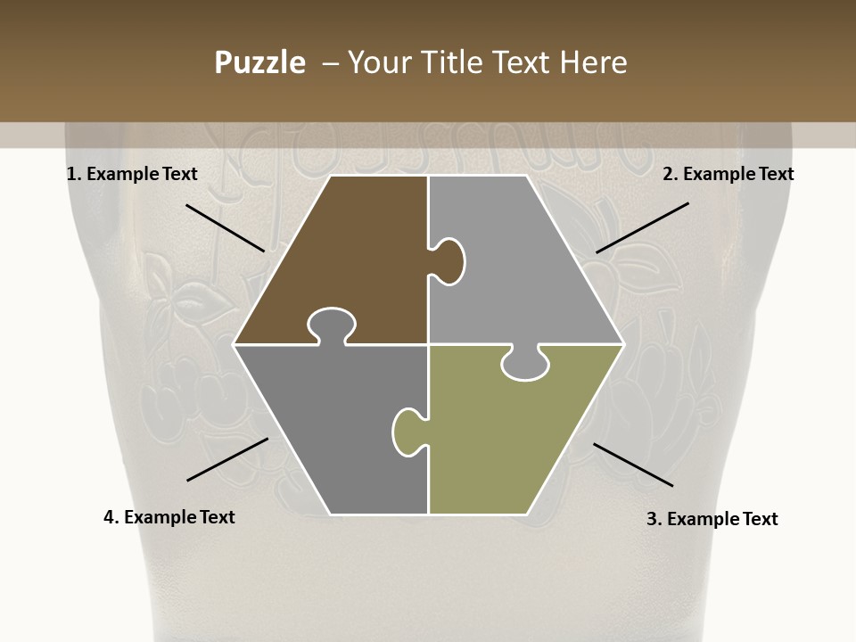 Craft Pot Isolated PowerPoint Template