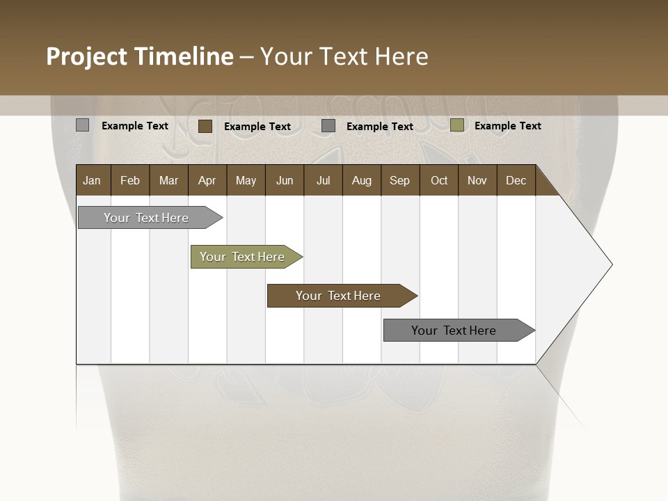 Craft Pot Isolated PowerPoint Template