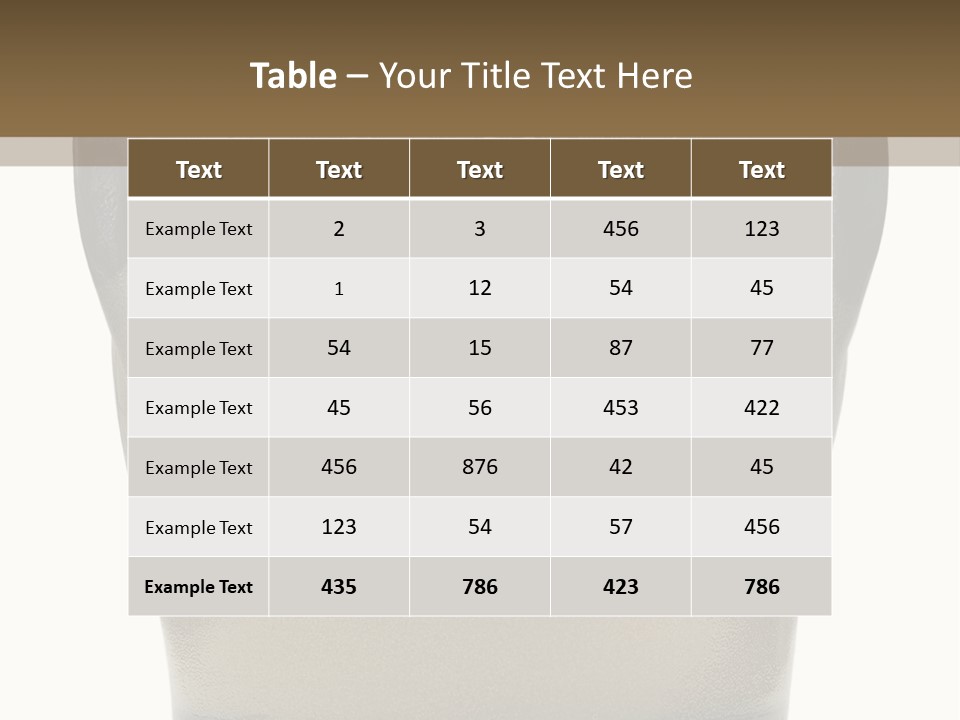 Craft Pot Isolated PowerPoint Template