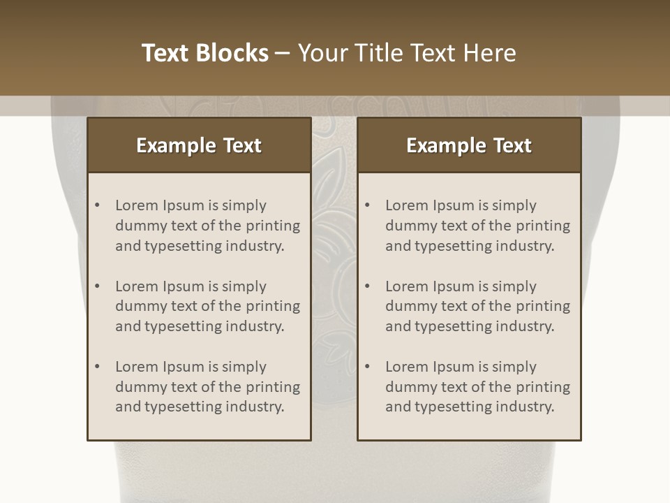 Craft Pot Isolated PowerPoint Template