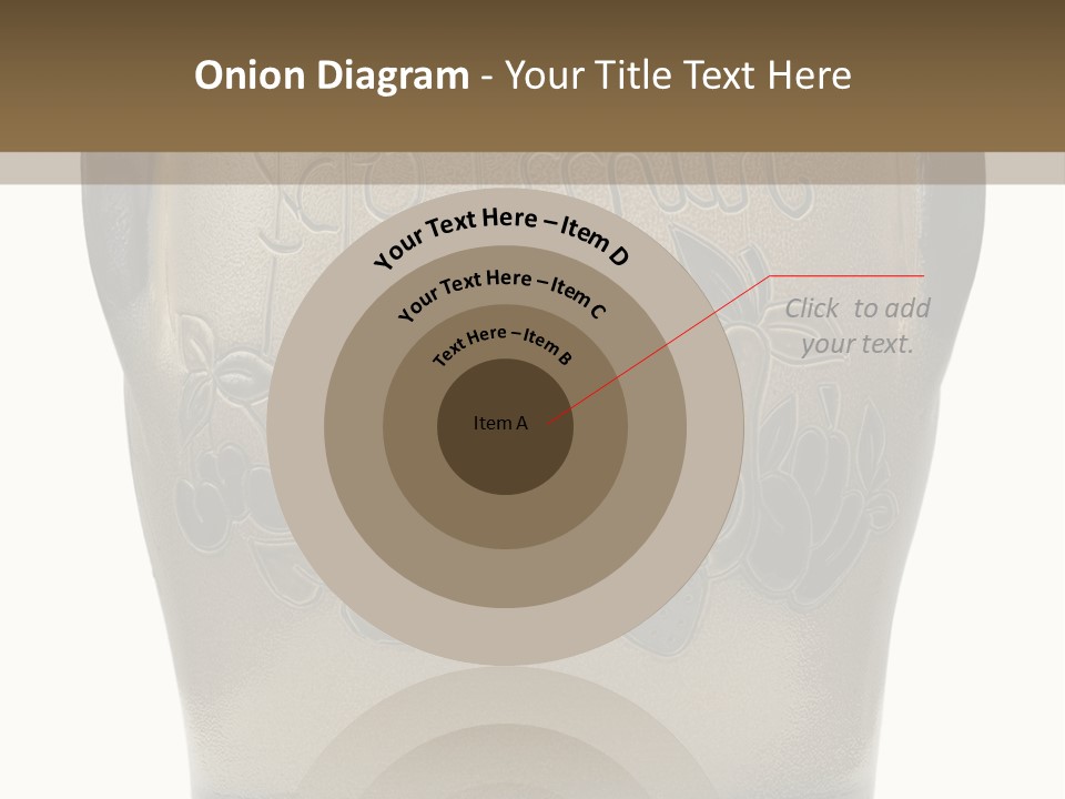 Craft Pot Isolated PowerPoint Template