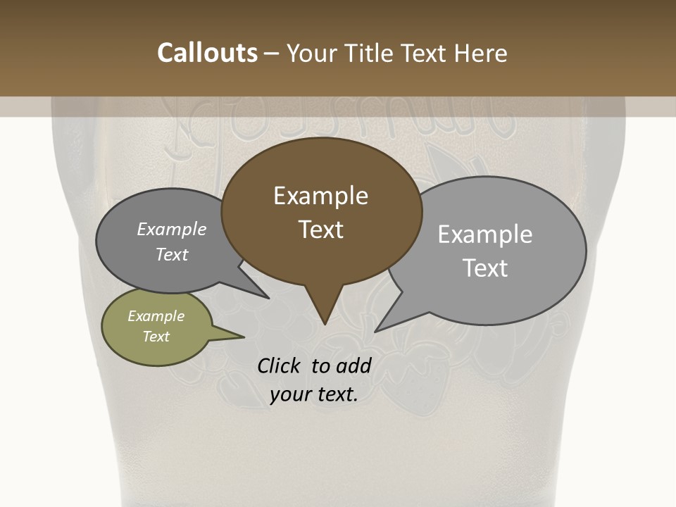 Craft Pot Isolated PowerPoint Template