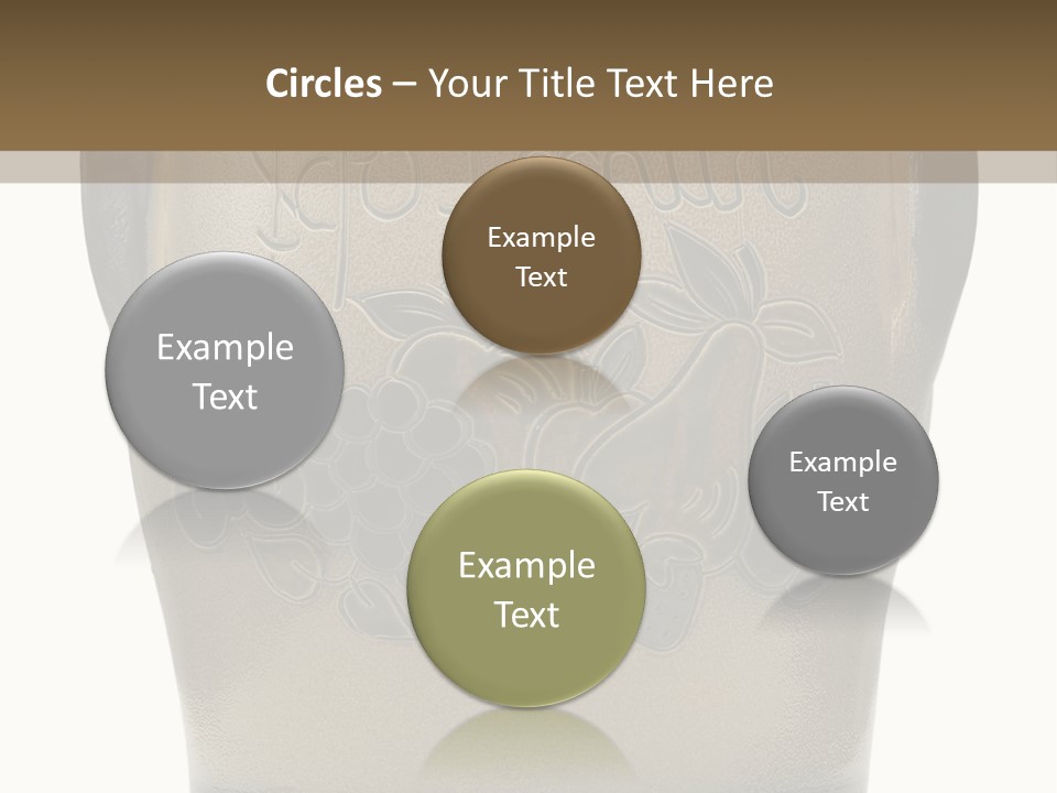 Craft Pot Isolated PowerPoint Template