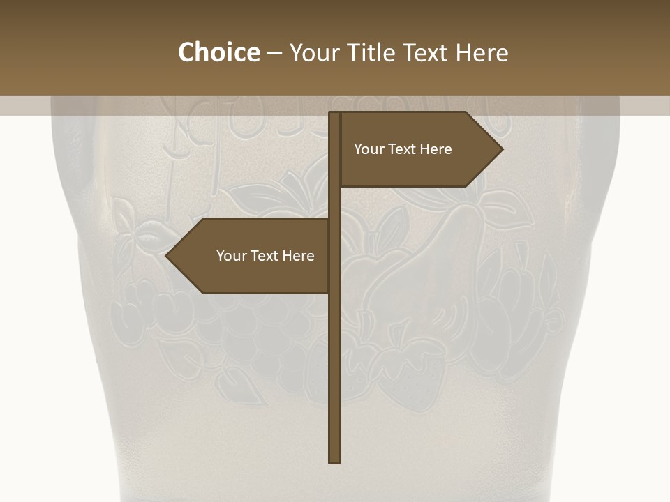 Craft Pot Isolated PowerPoint Template