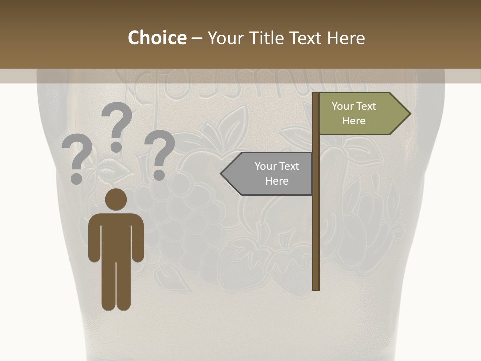 Craft Pot Isolated PowerPoint Template