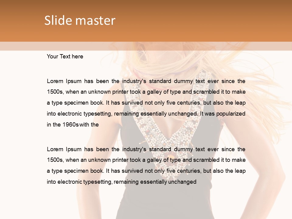 Glamour Sexy Provocative PowerPoint Template