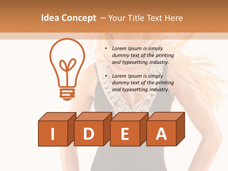 Glamour Sexy Provocative PowerPoint Template