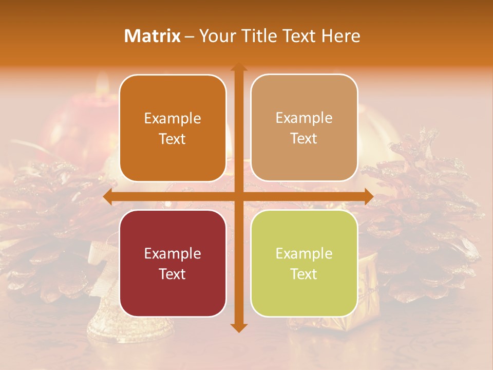 Tabletop Decoration Seasonal PowerPoint Template