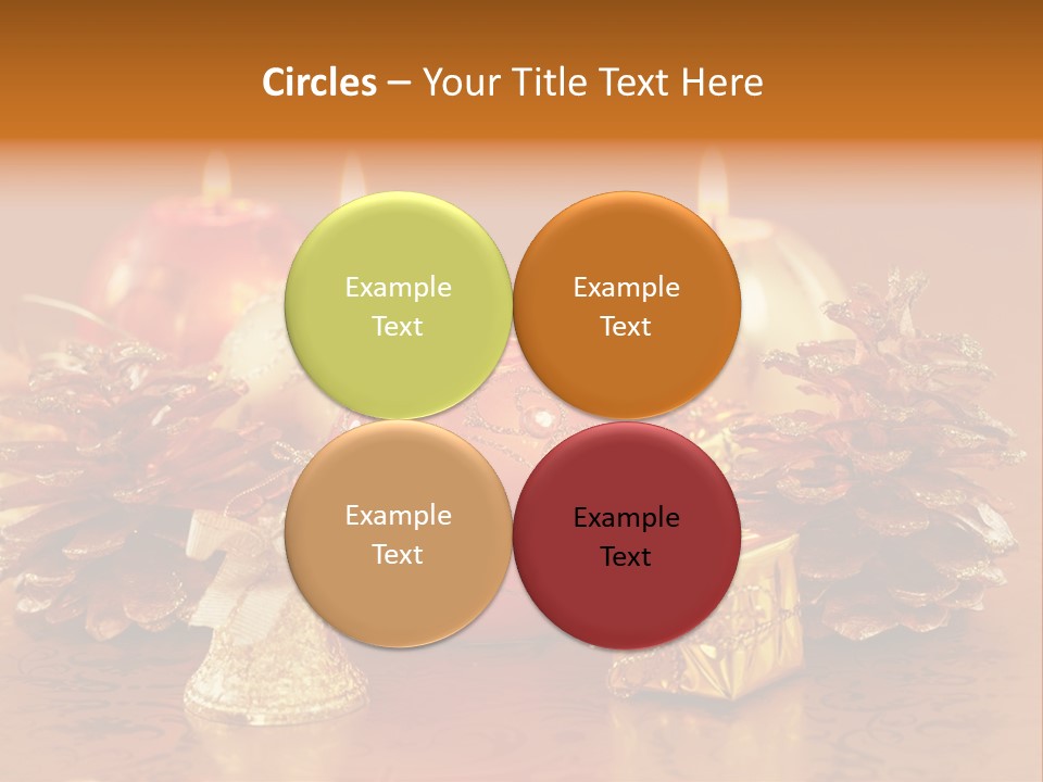 Tabletop Decoration Seasonal PowerPoint Template