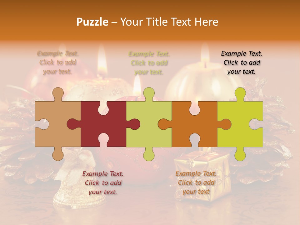 Tabletop Decoration Seasonal PowerPoint Template