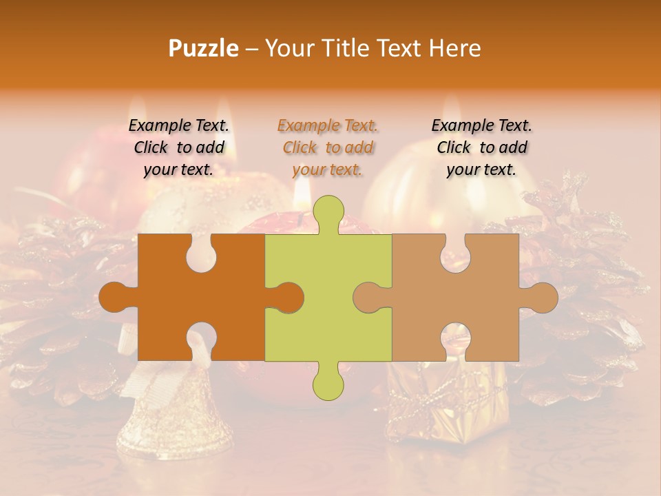 Tabletop Decoration Seasonal PowerPoint Template