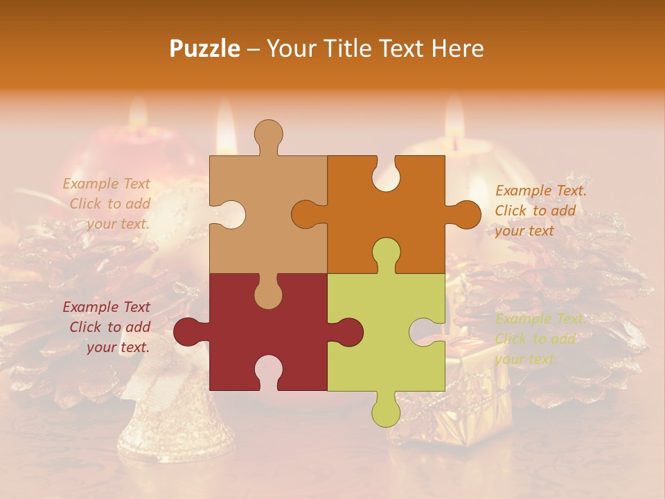 Tabletop Decoration Seasonal PowerPoint Template